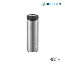 TIGER虎牌 超輕量真空不鏽鋼保溫杯_隨行環保杯480ml(MEA─A048) 不鏽鋼銀