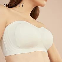 MICISTY 密汐皙迪 無肩帶無鋼圈防滑內衣 三色可選 M 白色