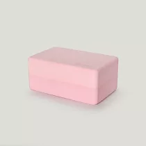 【QMAT】加厚瑜珈磚─9色 台灣製(單色系 瑜珈輔具 Yoga Blocks) 漸層淺粉
