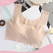 【KISSDIAMOND】日系裸感無痕涼感無鋼圈內衣(KDW─3030) XL 膚色