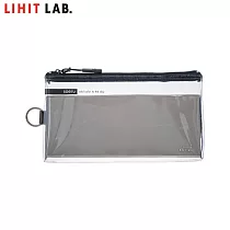 LIHIT LAB A─8100 多用途透明筆袋(soeru) 黑色
