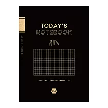 青青 簡單生活系列 CN─16191 16K TODAY’S方格筆記書 B.黑色
