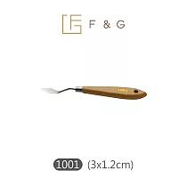 F&G畫刀 鋼材 木頭握柄 質感佳 製造紋理 厚度 油畫 壓克力 油畫棒 1001