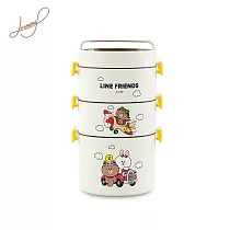 【Hiromimi】LINE FRIENDS手提不鏽鋼多用途保鮮盒