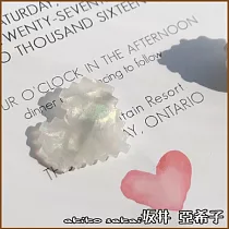 『坂井.亞希子』星幻炫光系列可愛百搭造型鴨嘴夾 ─愛心款