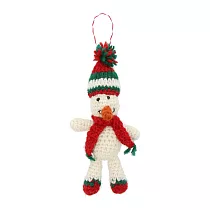 【日本Mark’s】MococoKnit手工聖誕吊飾 ‧ 雪人B