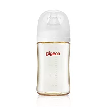 【Pigeon貝親】第三代母乳實感PPSU奶瓶 純淨白(240ml)