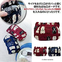 【Sayaka紗彌佳】日式和風招財貓造型彈簧口型零錢小物收納包 ─紅色