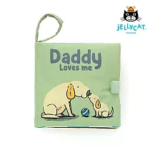 英國 JELLYCAT 感官刺激布書─ 爸爸愛我(Daddy Loves Me Book)