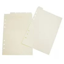 【DATA MATE A5手冊內頁】 RF─841 A5尺寸 6孔 索引隔頁板