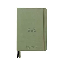 【Rhodia|rama】GoalbookCreation畫冊手帳_A5_硬皮_黑色Maya紙_點格_200gsm_120張_ 青瓷綠