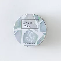 【日本Green Flash】墨水色彩系列 透明紙膠帶 ‧ 礦石