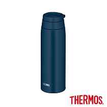 【THERMOS膳魔師】不鏽鋼可提式上蓋真空保溫杯GOGO杯750ml(JOO─750─IBL) 冒險家藍