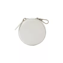 【MUJI 無印良品】自由組合收納包/圓形/灰