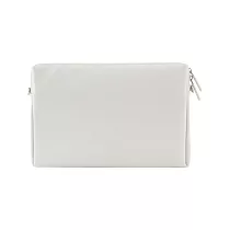 【MUJI 無印良品】自由組合收納包/長方形.薄型/灰