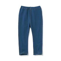 【MUJI 無印良品】幼兒棉混聚酯纖維高腰丹寧感緊身褲 80 深藍