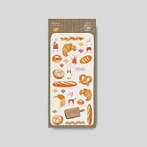 【 Hello Studio 你好工作室 】麵包狐吉 Huchii Bakery | 透明割型貼紙