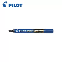 (盒裝12入)PILOT SCA─400─L 400型麥克筆─平頭 藍