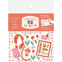 【日本Wa─Life】小小日和散裝和紙貼紙包20入 ‧ 紅色系