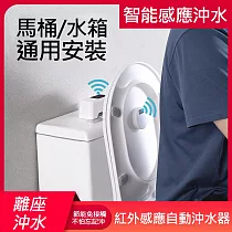 【美好家 Mehome】馬桶感應沖水器 紅外線離座感應 (USB充電)