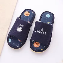 【333家居鞋館】星際遨遊 漫旅霧感室內布拖鞋 宇宙 銀河 NA 藍色26號