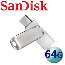 【代理商公司貨】SanDisk 64GB Ultra Dual Drive Luxe USB Type─C 雙用隨身碟─