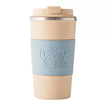 【仁舟淨塑】溫心地球鋼藝保溫杯480ml|焦糖奶茶 鯨碳杯