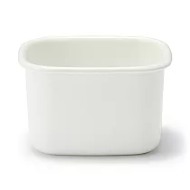 【MUJI 無印良品】琺瑯保存容器/深型.小約寬9.5*深11.5*高7 cm