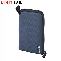 LIHIT LAB A─3201 環保系列站立式筆袋 深藍色