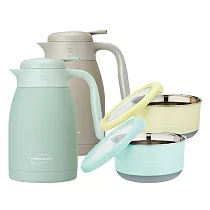 【THERMOcafe凱菲】保溫壺 +隔熱碗 獨家兩件組