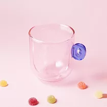 好玻GOODGLAS | Candy Mug拼接雙層玻璃杯─ 藍莓G