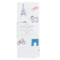 【日本HAYASHI】大阪泉州 紗布純棉毛巾 ‧ 巴黎鐵塔