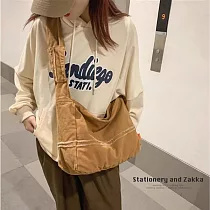 季節色帆布斜褡包 ‧ 山吹