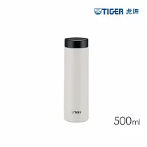 TIGER虎牌 夢重力超輕量旋蓋不鏽鋼保溫杯 500ml(MMZ─W050) 鷲白