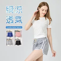 【KISSDIAMOND】輕量瞬涼休閒運動短褲(真理褲/KDP─2256) 3XL 灰