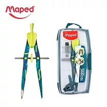 【法國Maped】學用弓型兩用圓規 ─橄欖綠