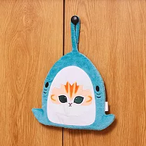 貓福珊迪擦手巾 ─鯊魚款
