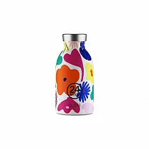 義大利 24Bottles 不鏽鋼雙層保溫瓶 330ml ─ 花雨漫舞