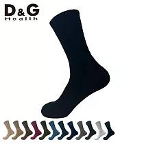【D&G HEALTH】男運動長襪(D552襪子/毛巾底/除臭襪) 黑25─28CM