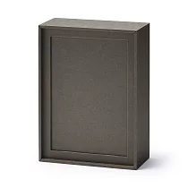 【MUJI 無印良品】收藏卡片展示盒(明信片尺寸)/深灰約寬123x深166x高57mm