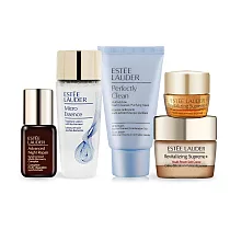 ESTEE LAUDER 雅詩蘭黛 年輕煥采旅行組[潔面乳+原生露+特潤+膠原眼霜+膠原霜]─公司貨(效期至2026/12/31)