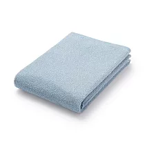 【MUJI 無印良品】柔軟薄型小浴巾/藍色【成品尺寸】W60×L120 cm