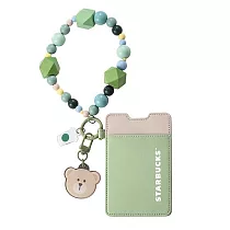 [星巴克]小熊串珠證件夾