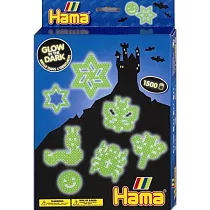 《Hama 拼拼豆豆》1，500顆拼豆主題樂園包─夜光Party