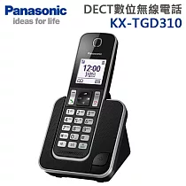 Panasonic國際牌 DECT數位無線電話KX─TGD310TWB