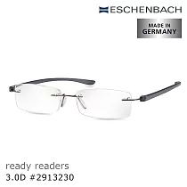 【德國 Eschenbach 宜視寶】ready readers 德國單光老花眼鏡 紳士灰300度