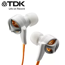 TDK CLEF─ X2 超‧重‧低‧音 耳道式耳機橘白
