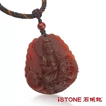 石頭記 紅玉髓觀音項鍊─鯉魚躍龍門紅玉髓
