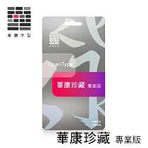 華康字型 華康珍藏 專業版 1年/1台