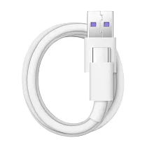 HUAWEI華為 原廠 USB─A to Type─C 5A 超級快充充電線 AP71 ─ 1m (密封袋裝) 白色